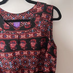 Printed folie dress